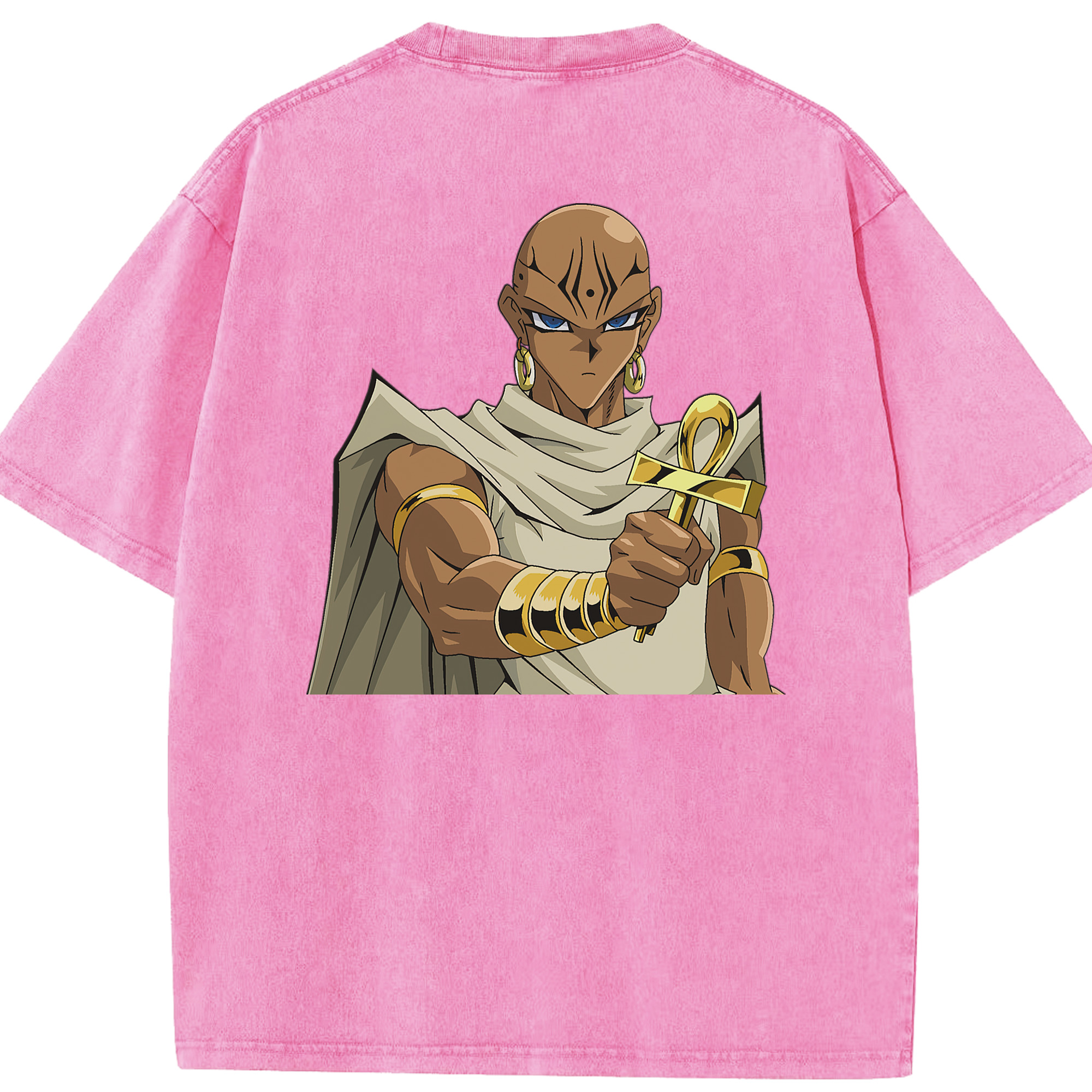 （画像用） 遊☆戯☆王 Yu-Gi-Oh! 綿100% ヴィンテージ風 半袖Tシャツ（背面プリント）